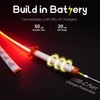 RENGENG Light Up Rengoku Sword, 40 Inches Rechargeable Plastic Anime