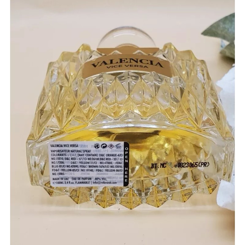 Valencia Vice Versa For Women Eau De Parfum Spray 3.4