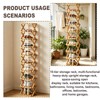 10 Tier Bamboo Shoe Rack, Foldable 10 Tier Bamboo Corner