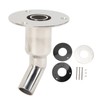 22mm Thru Hull Exhaust Skin Fitting Socket 316 Stainless Steel