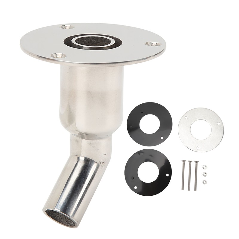 22mm Thru Hull Exhaust Skin Fitting Socket 316 Stainless Steel