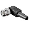 CABLEPELADO BNC Male RG59 Angled No Soldering Impedance 75 Ohm