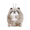 Friends Hill Squishy Strap, Kotsumesan Gray Total Length 6cm Keychain