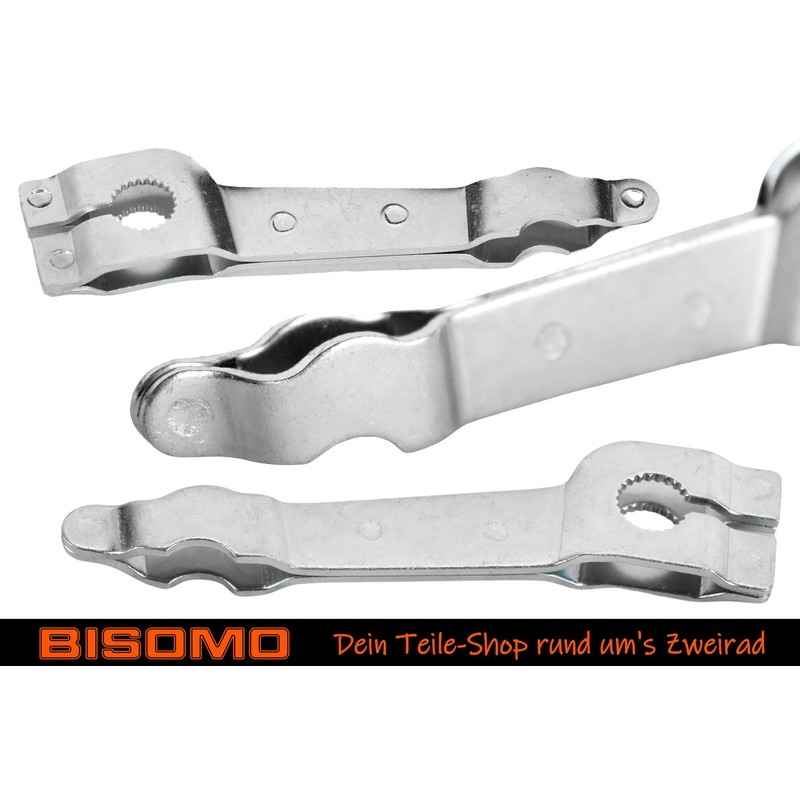 Front and Rear Brake Levers Set for Simson S50, S50
