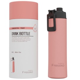 Fressko Insulated Stainless Bottle MOVE 660ml Sip Lid, Peachy