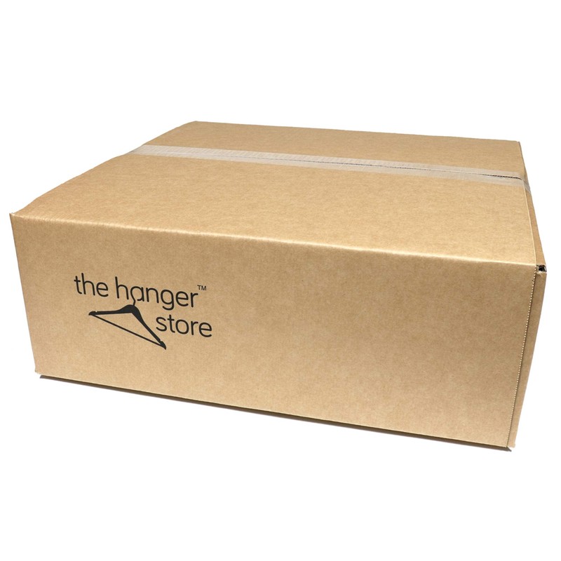 The Hanger Store 30 Black Strong Heavy Duty Plastic Coat