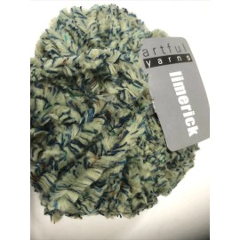 Artful Yarns  Artful Yarns LIMERICK 3022 Green Blue Chunky Yarn Ball 1 Ball=Boa Scarf 3.5 oz.