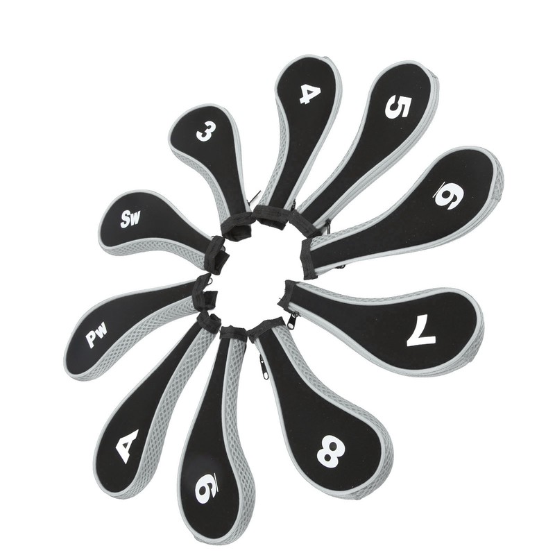10Pcs Golf Club Head Cover Neoprene Golf Head Cover for