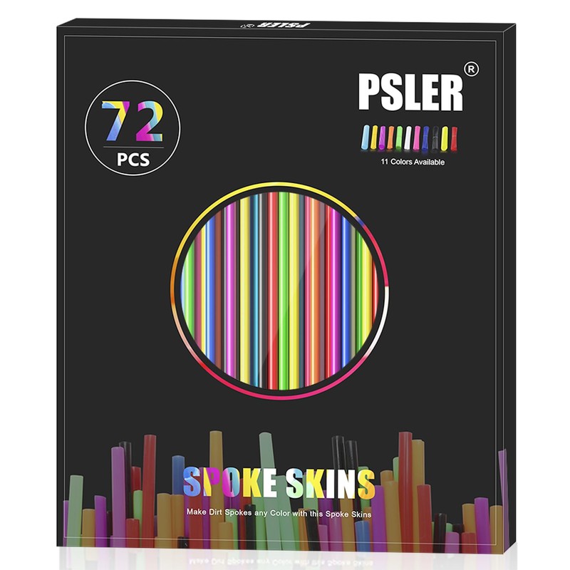 PSLER 72 PCS Spoke Skins Spoke Trim Wrap Decoration Protector