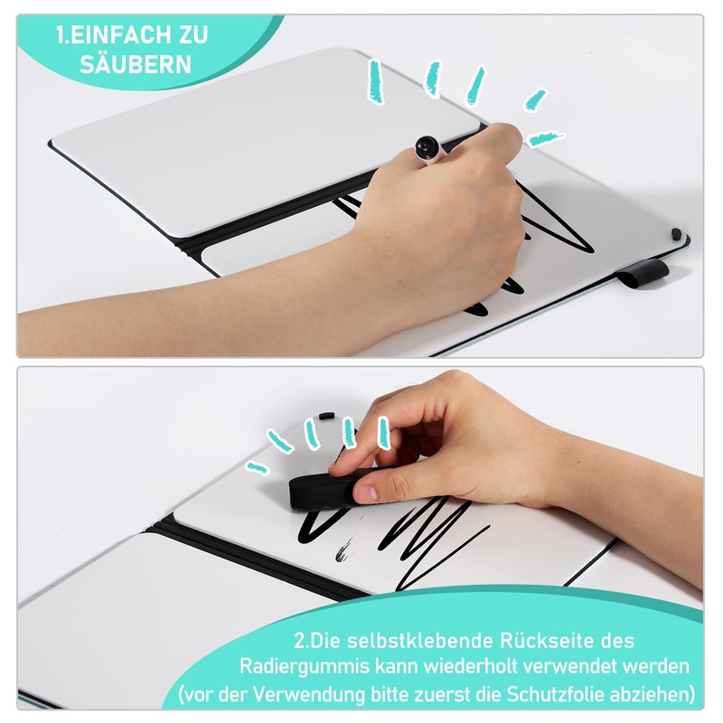 Whiteboard Small A5 No Magnet, 22 x 17 cm Mini