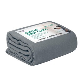 Avalon Home Canvas Drop Cloth 9x12 ft Pack of 1-8oz Painters Drop Cloth for Painting - Canvas Tarps for Floor & Furniture Protection - All Purpose Canvas Fabric Painting Drop Cloths