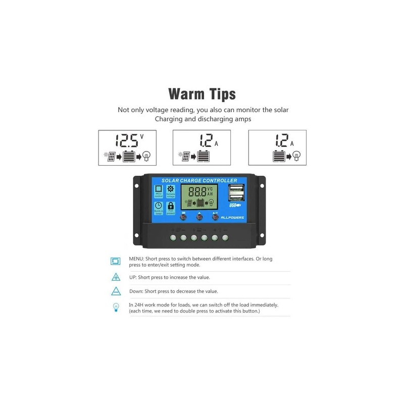 Unbranded 1000W Solar Panel Kit 100A 12V Battery Charger with