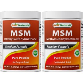 Best Naturals 100% Pure MSM Powder, 1Lb (1 LB (Pack of 2))