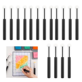 OTCRAFT 20 Pcs/Set Sponge Applicators, Mini Paper Sponges Mushroom Heads Pouncers for Card Making, Ink Blending Brushes Background Blender Paintbrush Art Blending Tool Card Making Stamp InkBlending