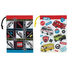 Skater KB63W-A Children's Lunch Box, Cup Bag, 2 Piece Set, 5.9 x 7.9 inches (15 x 20 cm), Drawstring Lunch Bag, Made in Japan