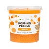 Tea Zone B2051 Mango Popping Pearls for Boba tea Beverages,