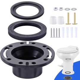 altivox RV Toilet Seal and 3’’ Socket RV Toilet Flange Kit, Compatible with Do-Metic 300/310/320 RV Toilets,Replacement for 385345892 RV Toilet Flange and 34120 & 12524 RV Toilet Seal