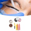 4Pcs Mapping Brow Paste Washable Eyebrows Design Paste White Black