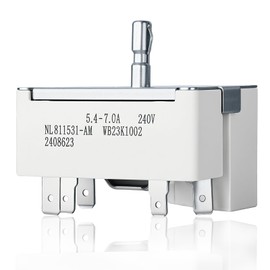 WB23K10002 Range Burner Control Switch for GE 6 Inch Surface Element Switch Replaces 1085974 AP3792881 PS953499