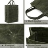 Kaaltisy Waxed Canvas Shopping Bag, Waxed Shopping Bag, Reusable Waxed
