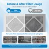 Replacement Filter Compatible with EnviroKlenz Air Purifier, MERV13 Activated Carbon(14×14×1)