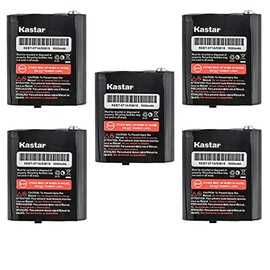 Kastar 5-Pack 53615 Battery Compatible with Motorola Walkie Talkies Two-Way Radio TalkAbout T4800, TalkAbout T4900, TalkAbout T5000, TalkAbout T5022, TalkAbout T5025, TalkAbout T5100, TalkAbout T5200