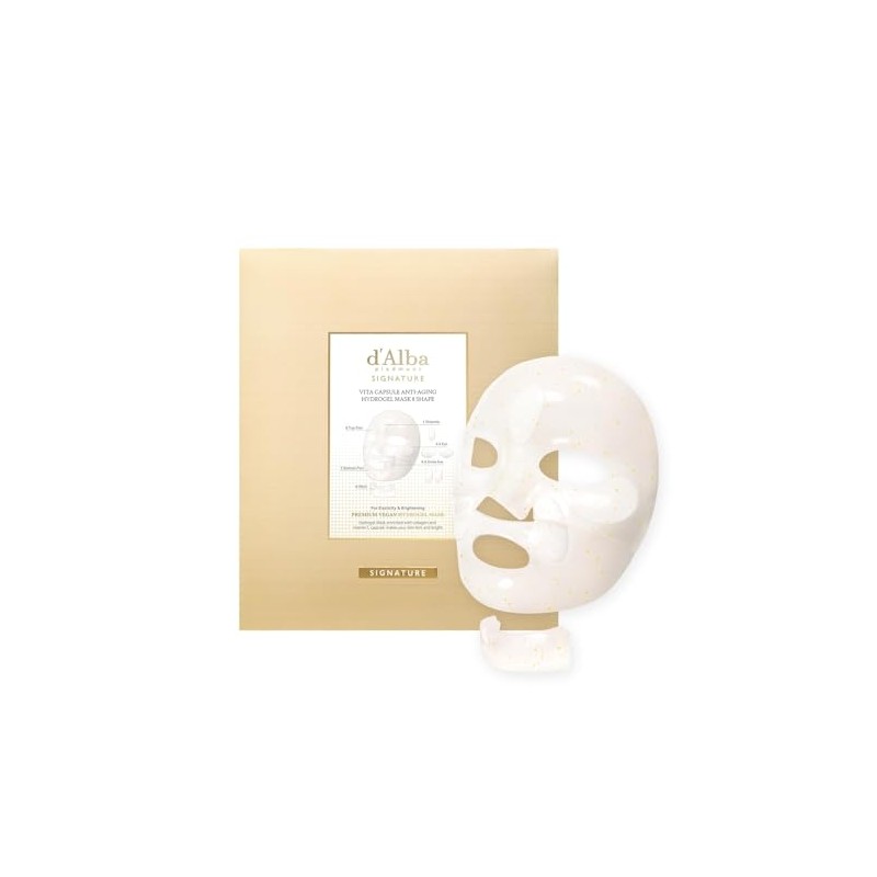 d'alba Piedmont Signature Vita Capsule Hydrogel Mask 8-Shape 1BOX (4