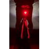DiVONEA LED Bike Tail Light Heart 5 Modes – USB