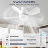 Socket Fan Light with Remote, 1500 Lumens Ceiling Fans with