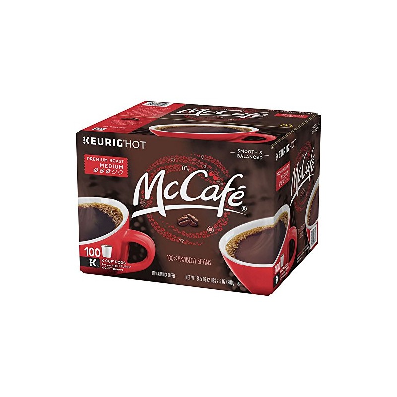 McCafé Premium Medium Roast K-Cup Coffee Pods (100 Pods)
