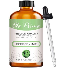Ola Prima Therapeutic Grade Peppermint Essential Oil - 8 Fluid Ounces