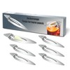 YUNSTK Mini Fire Tongs, Pack of 6 Sugar Tongs for