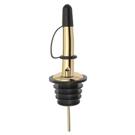 Pafusen 24 Pack Liquor Bottle Pourers, Liquor Pour Spout for Liquor Bottles, Stainless Steel Olive oil Dispenser Spout, Alcohol Pourer Spouts Dust Caps Covers Fixed, Gold