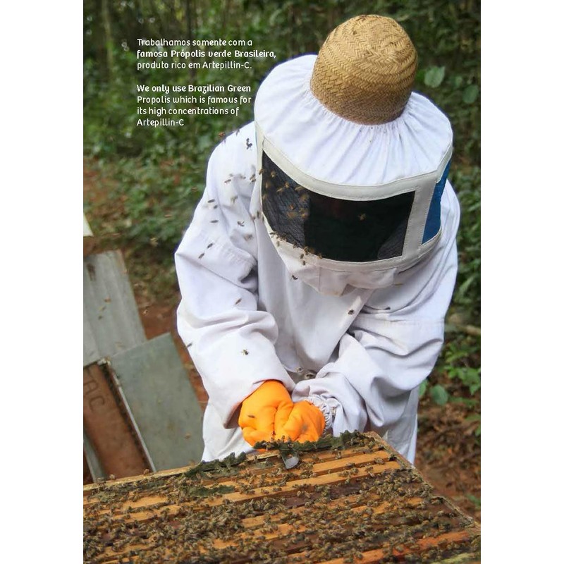 Wax Green Spray Propolis with Honey Glycolic Extract-Non Alcoholic Wax
