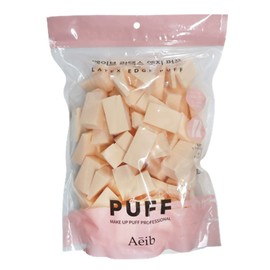 Latex Edge Puff 100P Me Large Capacity Puff Set Face Makeup Puff / 라텍스 엣지퍼프 100P 메 대용량퍼프세트 페이스메이크업퍼프