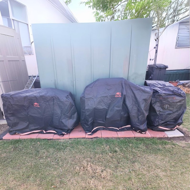 Turtle Life BBQ Grill Cover, 46 Inch Heavy Duty Waterproof