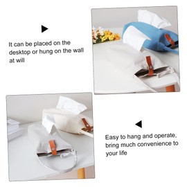 PACKOVE 3pcs Back of Seat Car Tissue Holder Wall-Mounted Tissue Bag Hanger for Long-Term Use