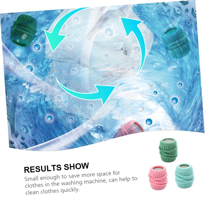Outanaya 3Pcs Random Laundry Balls Set Tpe Sponge Tangle Washing