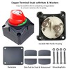 Battery Disconnect Switch, Gioyonil 12-48V Master Power Cut Shut Off