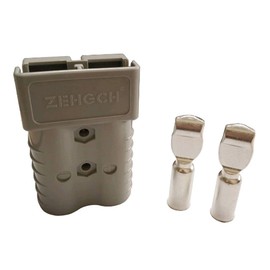350A Battery Connector 2/0 AWG Gray 350A 600V Plug Quick-Connector Disconnector Housing 2-Pole