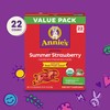 Annie's Organic Bunny Fruit Flavored Snacks, Summer Strawberry, Gluten Free,