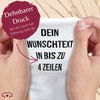 Geschenk mit Namen personalisiert by Shirtracer - Socks of your