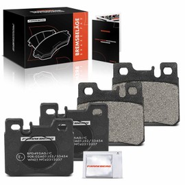 Frankberg 4 x Brake Pads Compatible with C-Class W202 C200 C230 C240 C250 C280 C36 2.0L-3.6L 1993-2000 E-Class W124 E280 E320 E420 E500 E60 2. 88L-6.0 L 1993-1995 Replace# 0014200220
