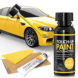 XTryfun Touch Up Paint for Cars Paint Scratch Repair Kit, Automotive Paints, Quick & Easy Fix Scratch Repair for Vehicles (Yellow)