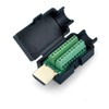 SIENOC HDMI 19P Plug to Terminal Block Breakout Male DIY