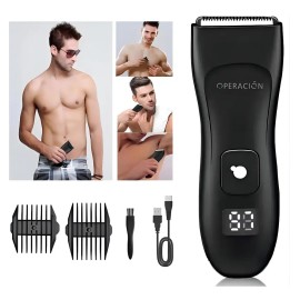 Operacion Rasuradora Electrica Barba Zona Intima Afeitadora para Cabeza Cortadora de Cabello Maquina de Afeitar Hombre Corporal para Todo Cuerpo Porta