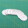 AUTOTOOLHOME 45mm Wavy Rotary Cutter 10pc Pinking Circular Refill Blades