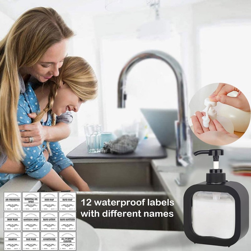 Octonyluck Soap Dispenser, Multifunctional, Bathroom & Kitchen, Liquid Dish Wash
