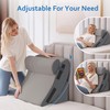 Ahpmeoa 5Pcs Orthopedic Bed Wedge Pillow Set for After Surgery,