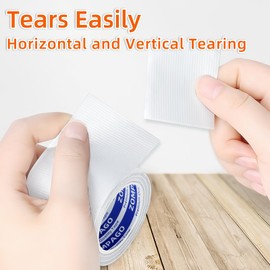 2Rolls ZOMPAGO Cloth Duct Window Seal Tape for Winter,1.77in x 33FT, Weather Stripping Sealing Insulation Tape for Windows and Door, Strong Adhesion Draft Blocker White